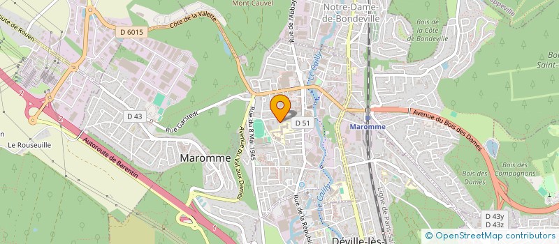 localisation de l'entreprise MADAME CAROLINE SUARD  MAROMME