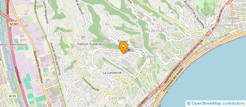 localisation de l'entreprise MADAME CAROLINE SUCH à NICE