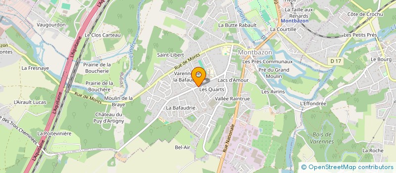 localisation de l'entreprise MADAME CAROLINE SUREAU à MONTBAZON