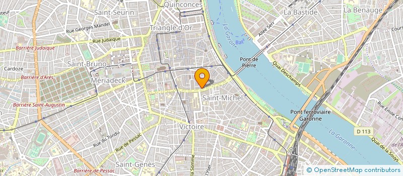 localisation de l'entreprise MADAME CAROLINE SYLVEN à BORDEAUX