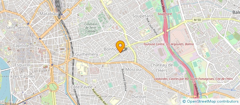 localisation de l'entreprise MADAME CAROLINE SZUKICS à TOULOUSE