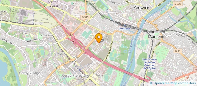 localisation de l'entreprise MADAME CAROLINE SZYMKOWIAK à PONTOISE