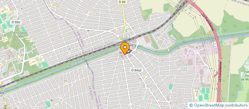 localisation de l'entreprise MADAME CAROLINE TA  VILLEPARISIS