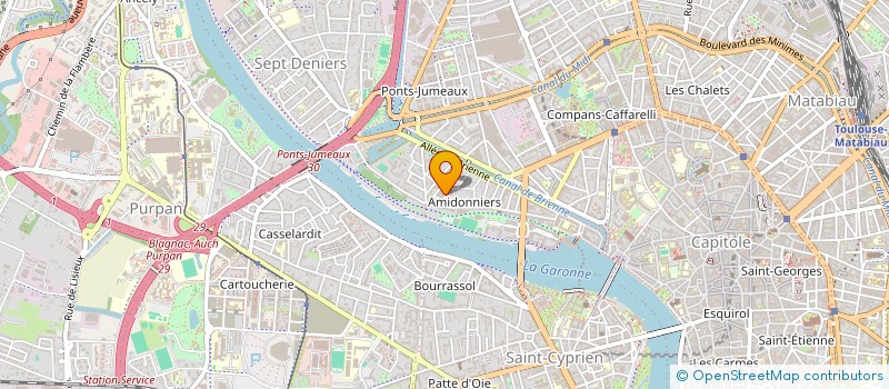 localisation de l'entreprise MADAME CAROLINE TAILLARD à TOULOUSE