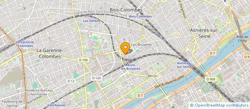 localisation de l'entreprise MADAME CAROLINE TAISNE  ASNIERES-SUR-SEINE