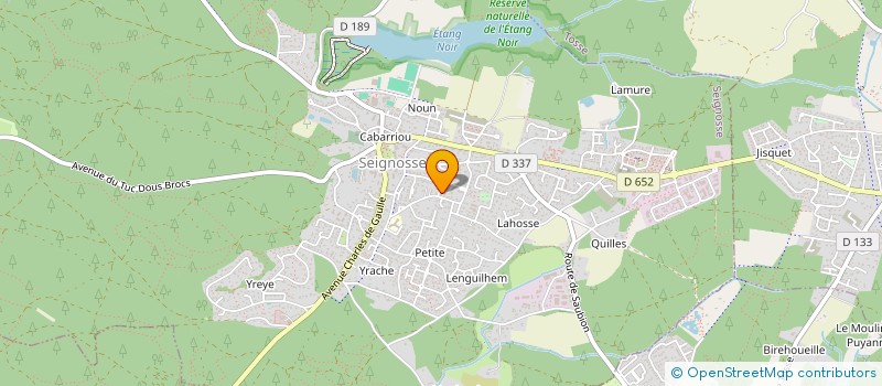 localisation de l'entreprise MADAME CAROLINE TARASCON  SEIGNOSSE