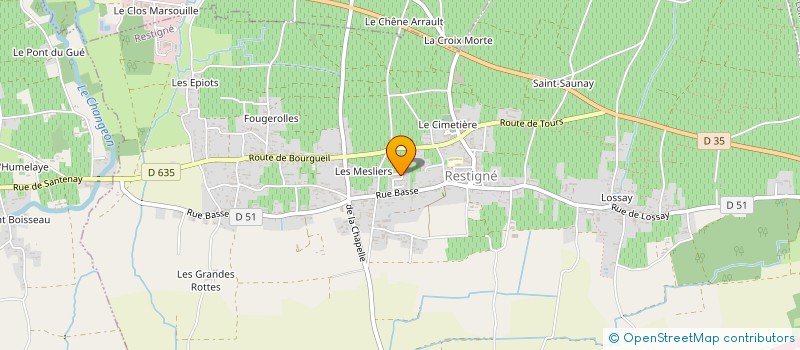 localisation de l'entreprise MADAME CAROLINE TASSERIE  RESTIGNE