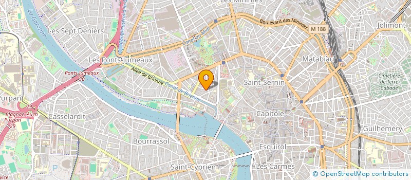 localisation de l'entreprise MADAME CAROLINE TATE à TOULOUSE