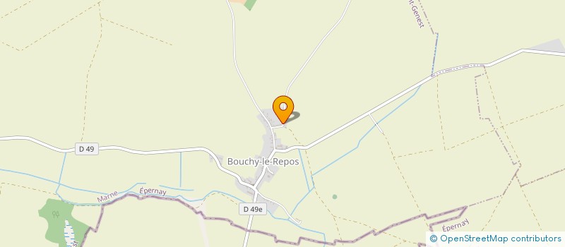 localisation de l'entreprise MADAME CAROLINE TCHAPDA  BOUCHY-SAINT-GENEST