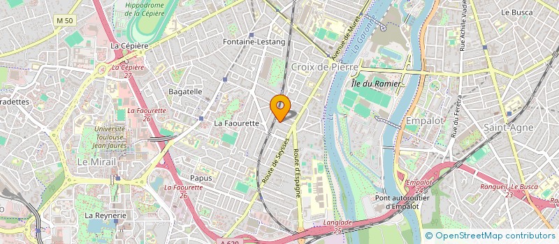 localisation de l'entreprise MADAME CAROLINE TEBERNE à TOULOUSE