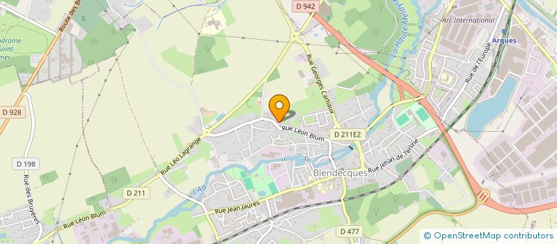 localisation de l'entreprise MADAME CAROLINE TELLIER  BLENDECQUES