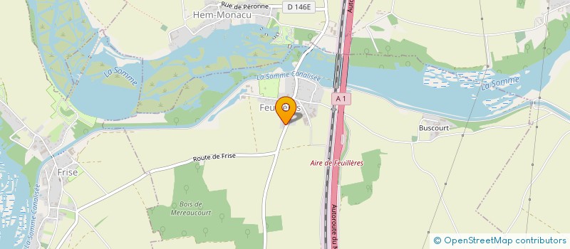 localisation de l'entreprise MADAME CAROLINE THERY  FEUILLERES