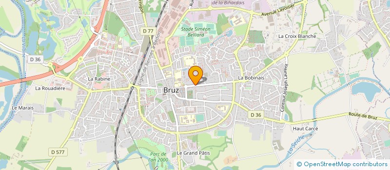 localisation de l'entreprise MADAME CAROLINE THEZE à BRUZ