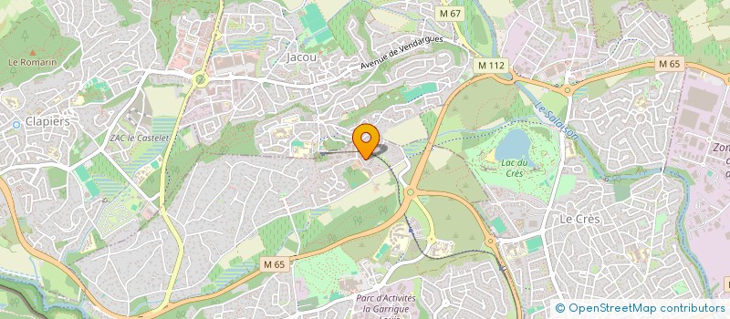 localisation de l'entreprise MADAME CAROLINE THIANT  CASTELNAU-LE-LEZ