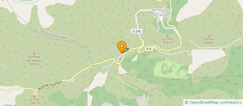 localisation de l'entreprise MADAME CAROLINE THIEBAULT  BEZAUDUN-LES-ALPES