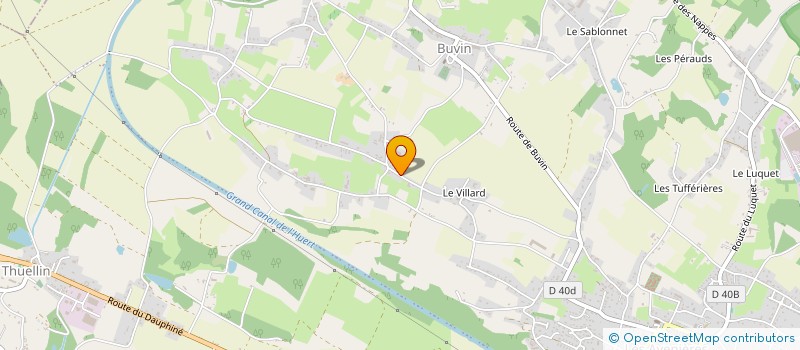 localisation de l'entreprise MADAME CAROLINE THIVILIER  LES AVENIERES VEYRINS-THUELLIN