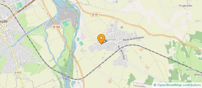 localisation de l'entreprise MADAME CAROLINE THIVOLLE  FONTANNES