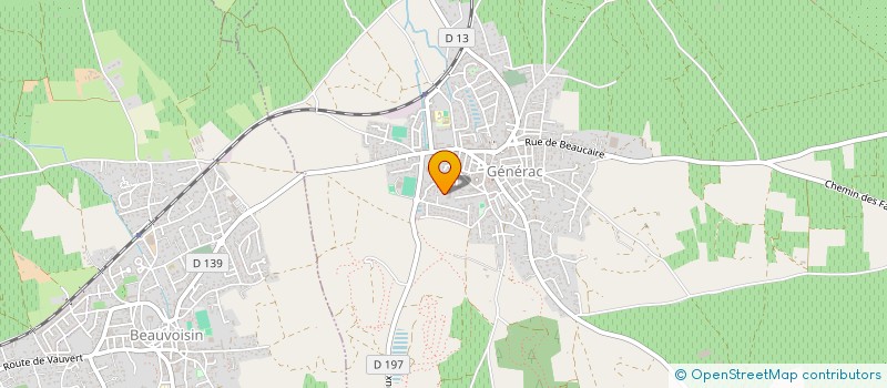 localisation de l'entreprise MADAME CAROLINE THOMAS à GENERAC