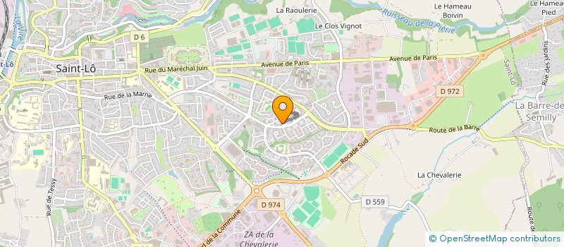 localisation de l'entreprise MADAME CAROLINE THOMINE  SAINT-LO