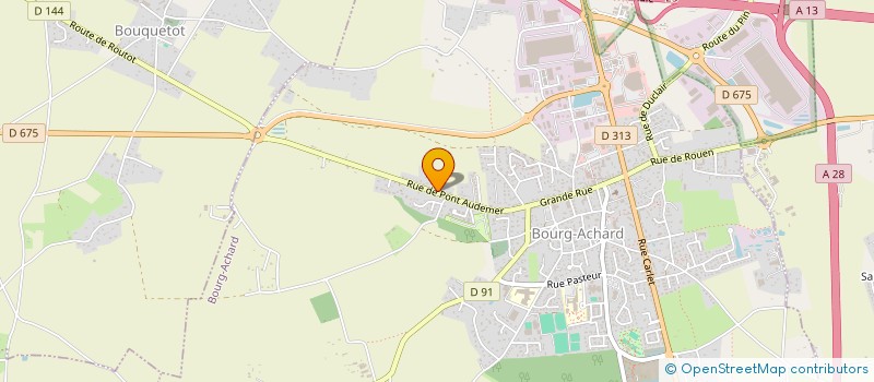 localisation de l'entreprise MADAME CAROLINE THOUIN  BOURG-ACHARD