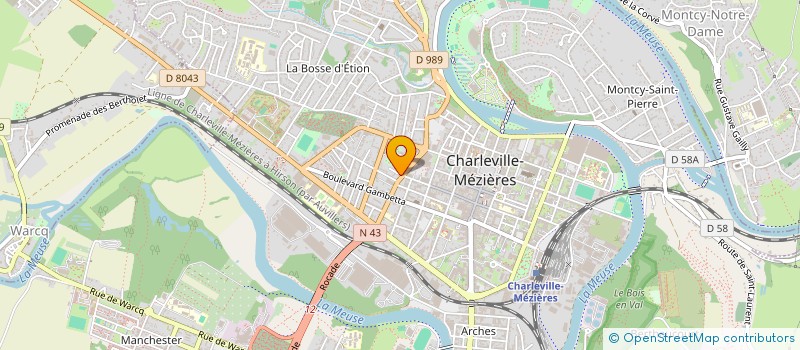 localisation de l'entreprise MADAME CAROLINE THUNUS à CHARLEVILLE-MEZIERES