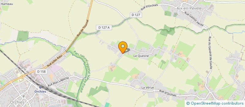 localisation de l'entreprise MADAME CAROLINE TIBERGHIEN  LANDAS