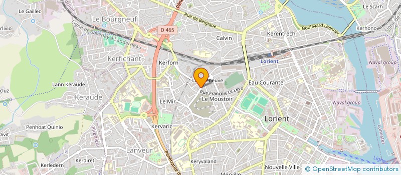 localisation de l'entreprise MADAME CAROLINE TIJOU  LORIENT