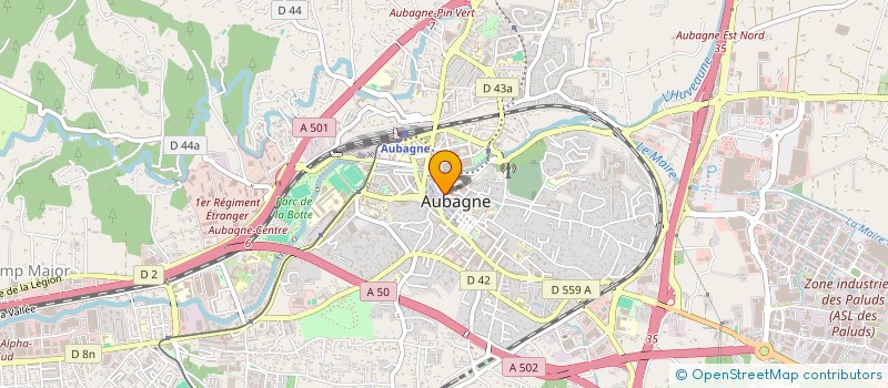 localisation de l'entreprise MADAME CAROLINE TIMBAL DUCLAUX MARTIN à AUBAGNE