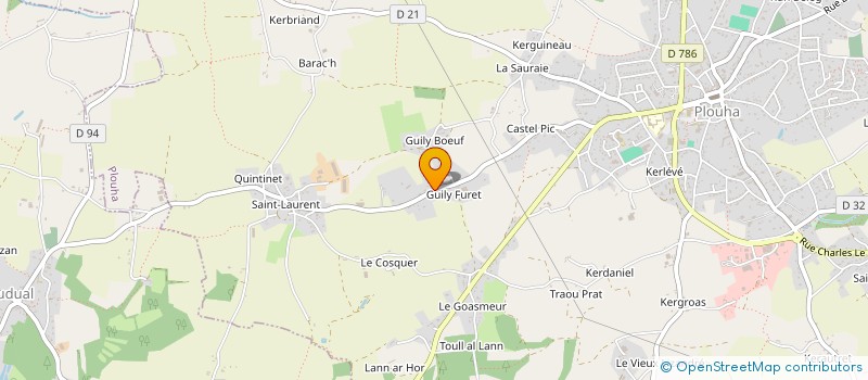 localisation de l'entreprise MADAME CAROLINE TIREL à PLOUHA