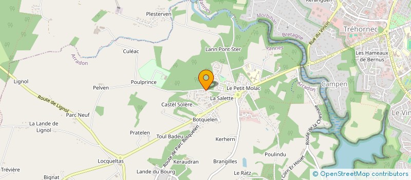 localisation de l'entreprise MADAME CAROLINE TIRILLY à VANNES