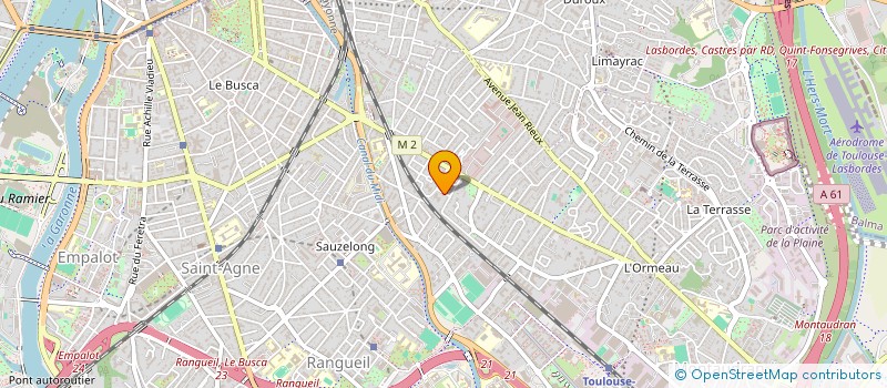 localisation de l'entreprise MADAME CAROLINE TISSANDIER à TOULOUSE
