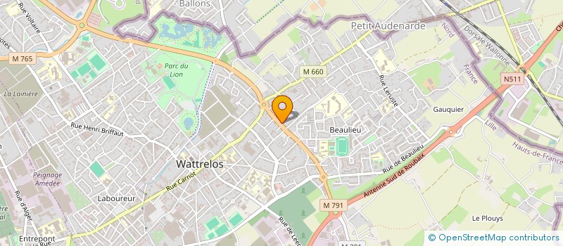 localisation de l'entreprise MADAME CAROLINE TOCCO à WATTRELOS
