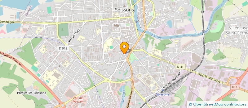 localisation de l'entreprise MADAME CAROLINE TONDINI à SOISSONS