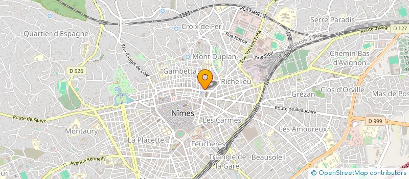 localisation de l'entreprise MADAME CAROLINE TONELLIER  NIMES