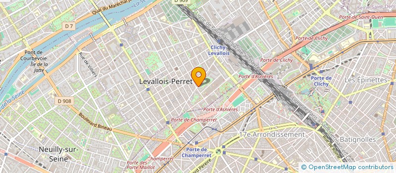 localisation de l'entreprise MADAME CAROLINE TORREC à LEVALLOIS-PERRET