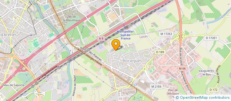 localisation de l'entreprise MADAME CAROLINE TORRES à LATTES