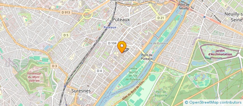 localisation de l'entreprise MADAME CAROLINE TOUSSAINT  PUTEAUX