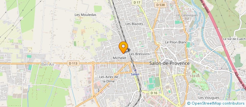 localisation de l'entreprise MADAME CAROLINE TRAPIER  SALON-DE-PROVENCE