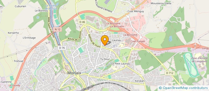 localisation de l'entreprise MADAME CAROLINE TREHIN à MORLAIX