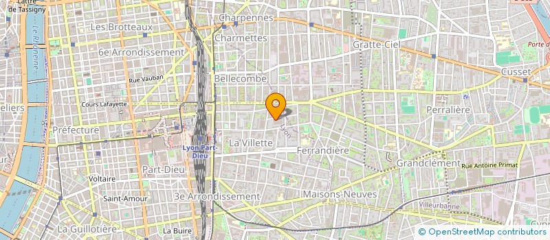 localisation de l'entreprise MADAME CAROLINE TRICART à LYON