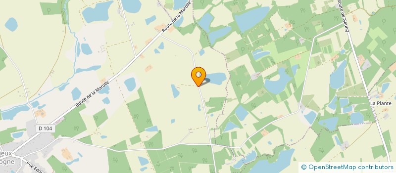 localisation de l'entreprise MADAME CAROLINE TROMPAT  MONTRIEUX EN SOLOGNE