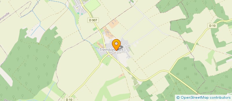 localisation de l'entreprise MADAME CAROLINE TROTZIER  TREMBLECOURT