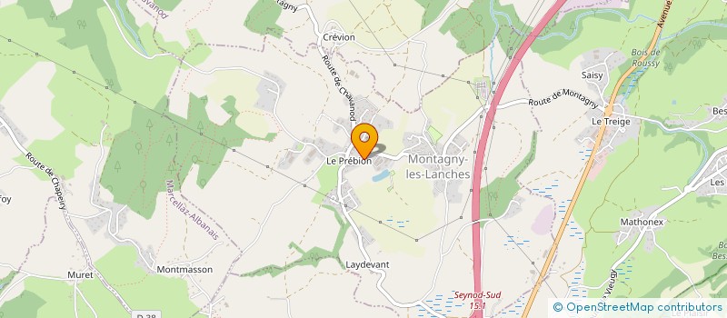 localisation de l'entreprise MADAME CAROLINE TRUFFET  MONTAGNY-LES-LANCHES