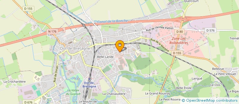 localisation de l'entreprise MADAME CAROLINE TUAL  DOL-DE-BRETAGNE