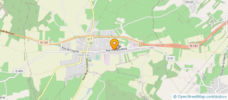 localisation de l'entreprise MADAME CAROLINE TURPIN  HIERSAC