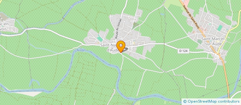 localisation de l'entreprise MADAME CAROLINE VACHER  SAINT-NAZAIRE-D'AUDE