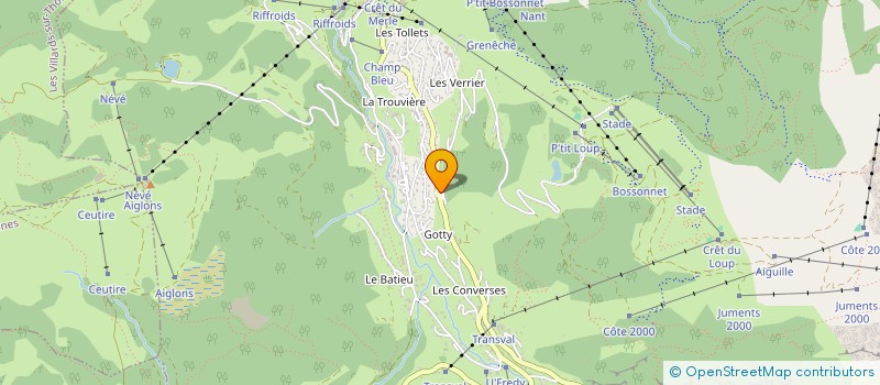 localisation de l'entreprise MADAME CAROLINE VADON à LA CLUSAZ