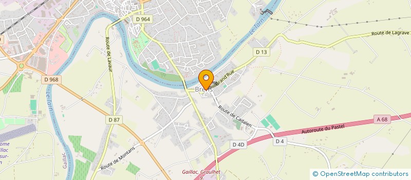 localisation de l'entreprise MADAME CAROLINE VALATX à GAILLAC