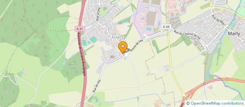 localisation de l'entreprise MADAME CAROLINE VALDENAIRE  AUGNY