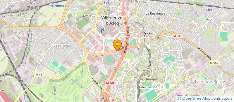 localisation de l'entreprise MADAME CAROLINE VALENT  VILLENEUVE-D'ASCQ